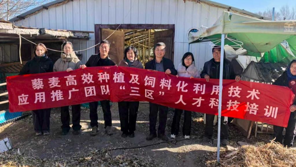 我院畜草与绿色农业研究所科技人员赴积石山县开展三区科技服务