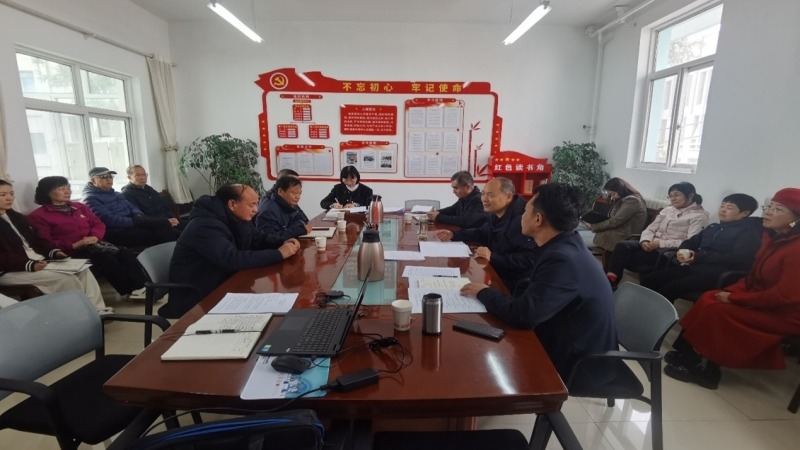 党建引领夕阳暖  后勤情系老党员