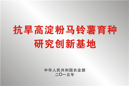 抗旱高淀粉马铃蓉育种研究创新基地