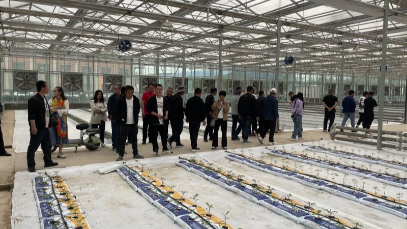 武威市高素质青年农民培训班学员来场观摩交流