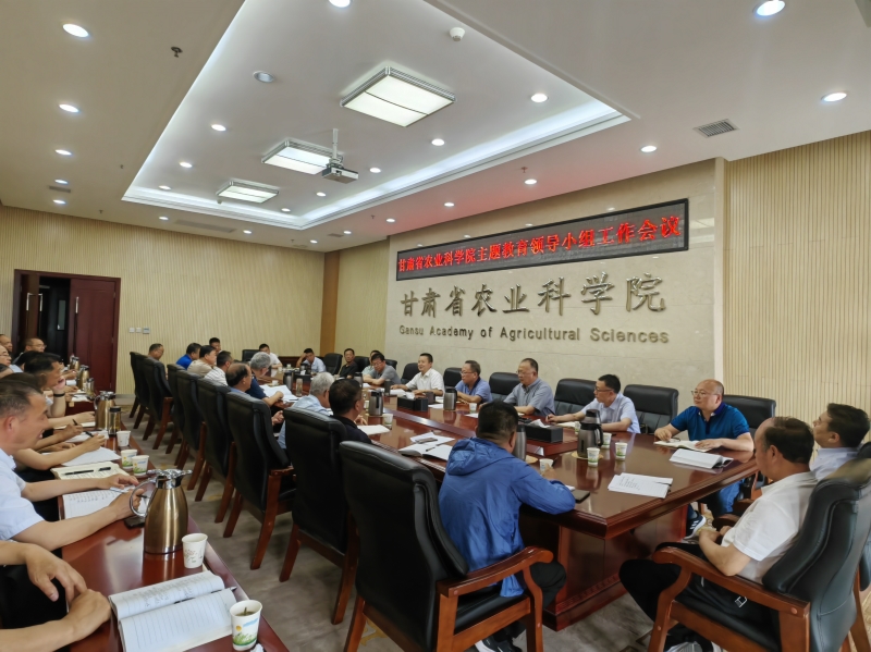 我院召开学习贯彻习近平新时代中国特色社会主义思想主题教育领导小组工作会议